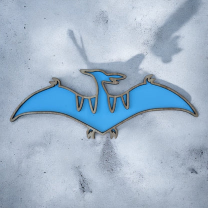 Arcylic and wood Pteranodon wall decoration 