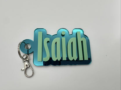 3D Name Key Chain image 3