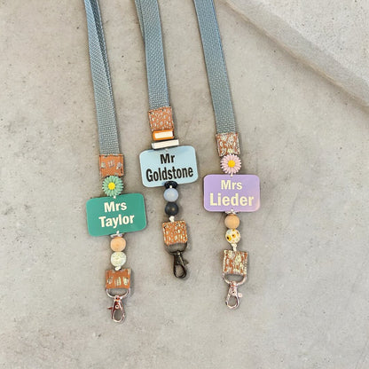 Teacher Beaded Lanyards image 0