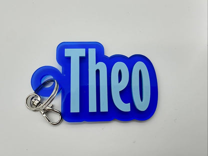 3D Name Key Chain image 1