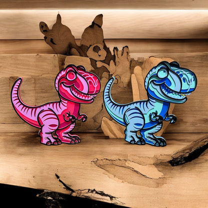 Layered Cartoon T-Rex image 0