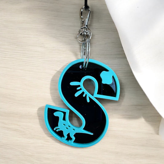 Dino Theme keyring