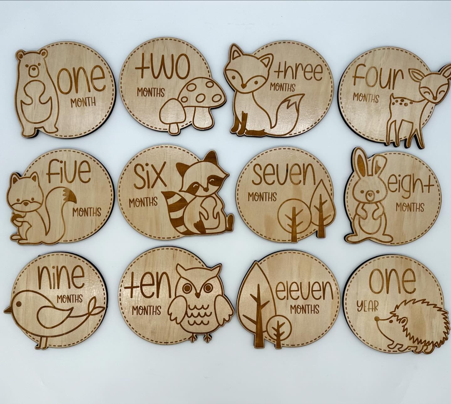 Woodland Theme Milestone Disc image 0